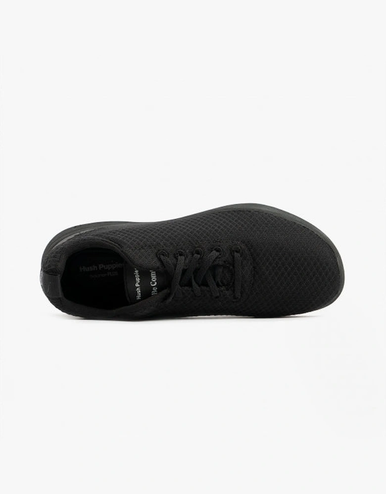 GOOD Womens Recycled Trainers Black