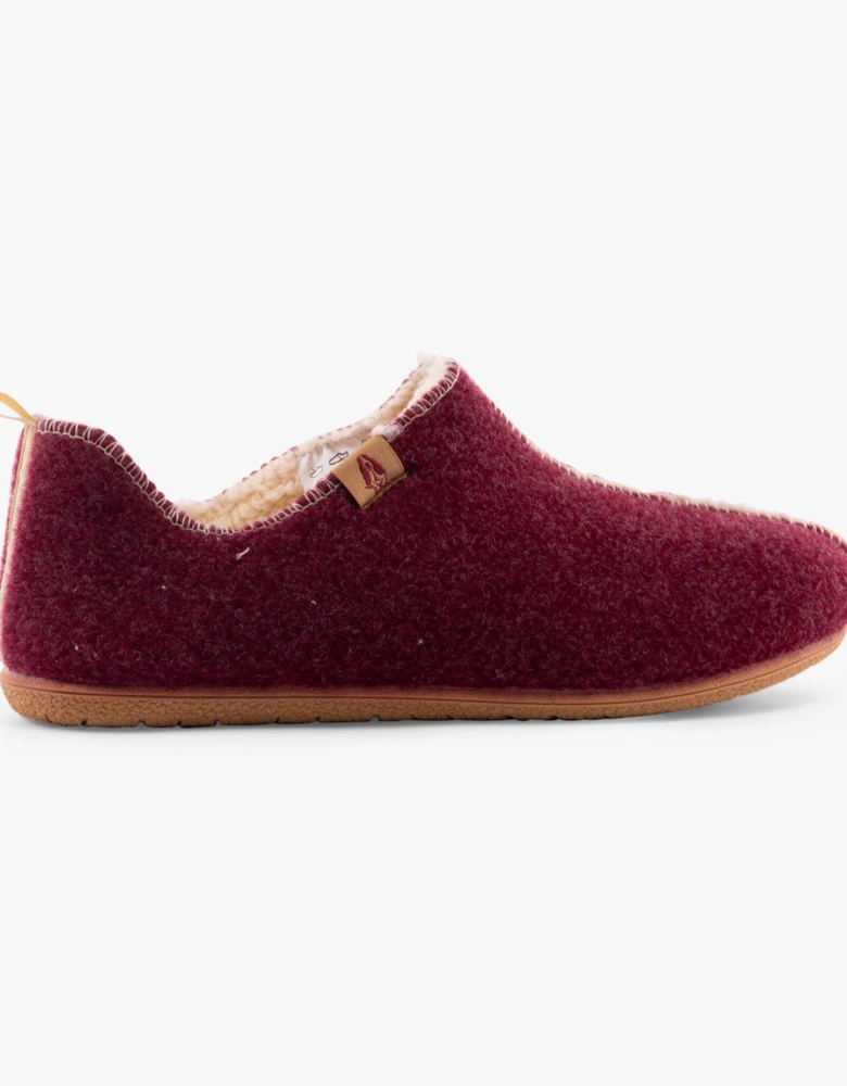 GOOD Womens Slippers Burgundy