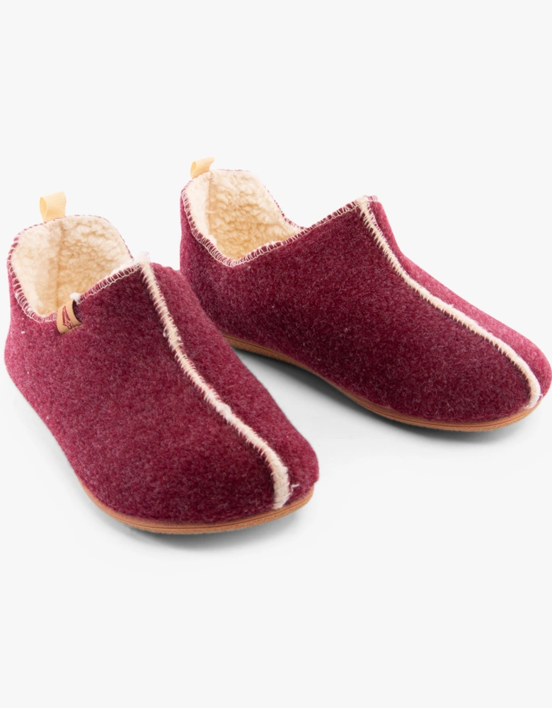 GOOD Womens Slippers Burgundy