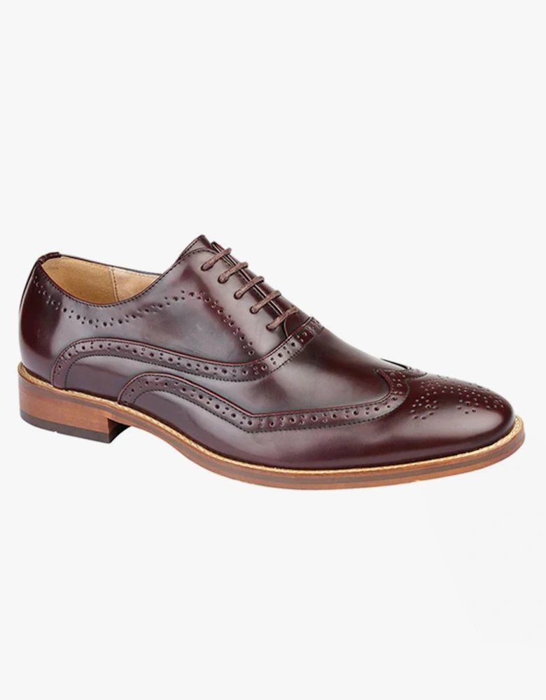 MASON JNR Boys Wingtip Brogues Oxblood