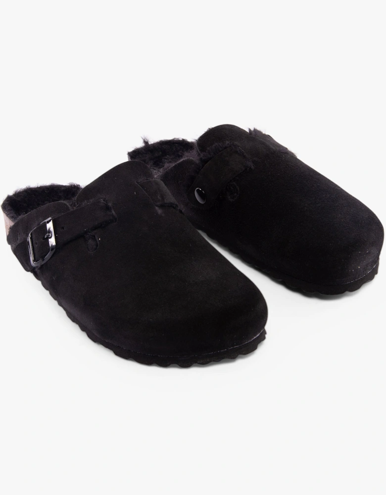 JADE Womens Slippers Black