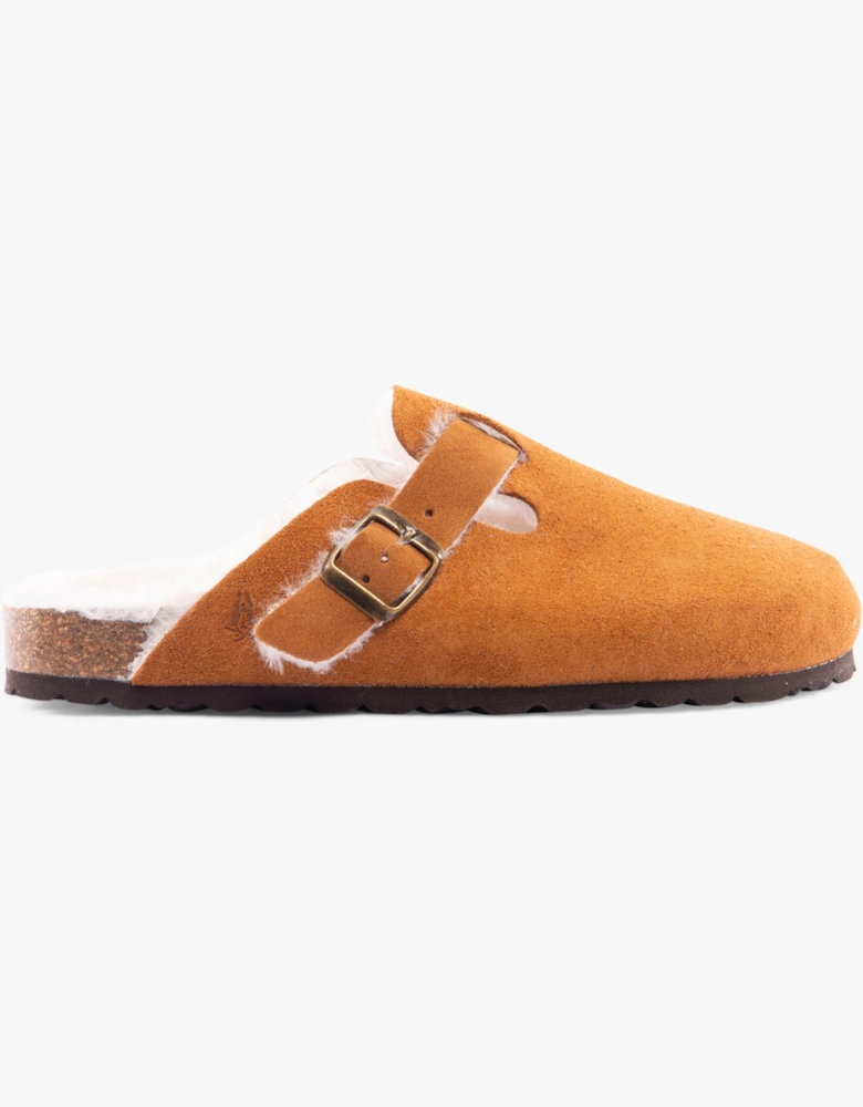 JADE Womens Slippers Tan