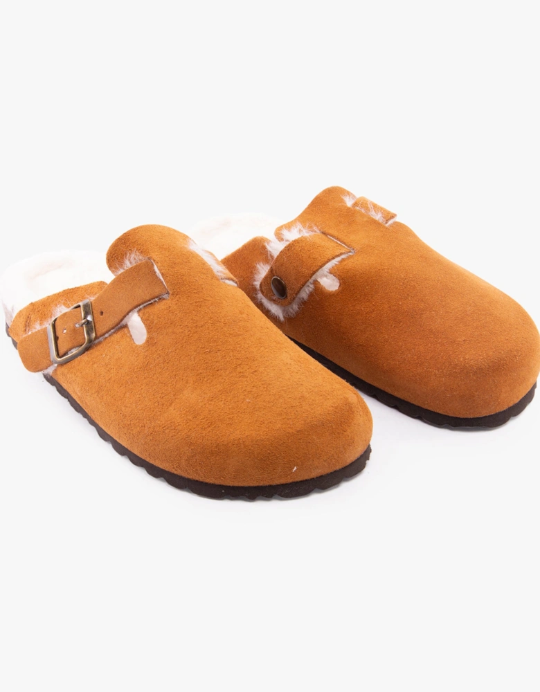 JADE Womens Slippers Tan