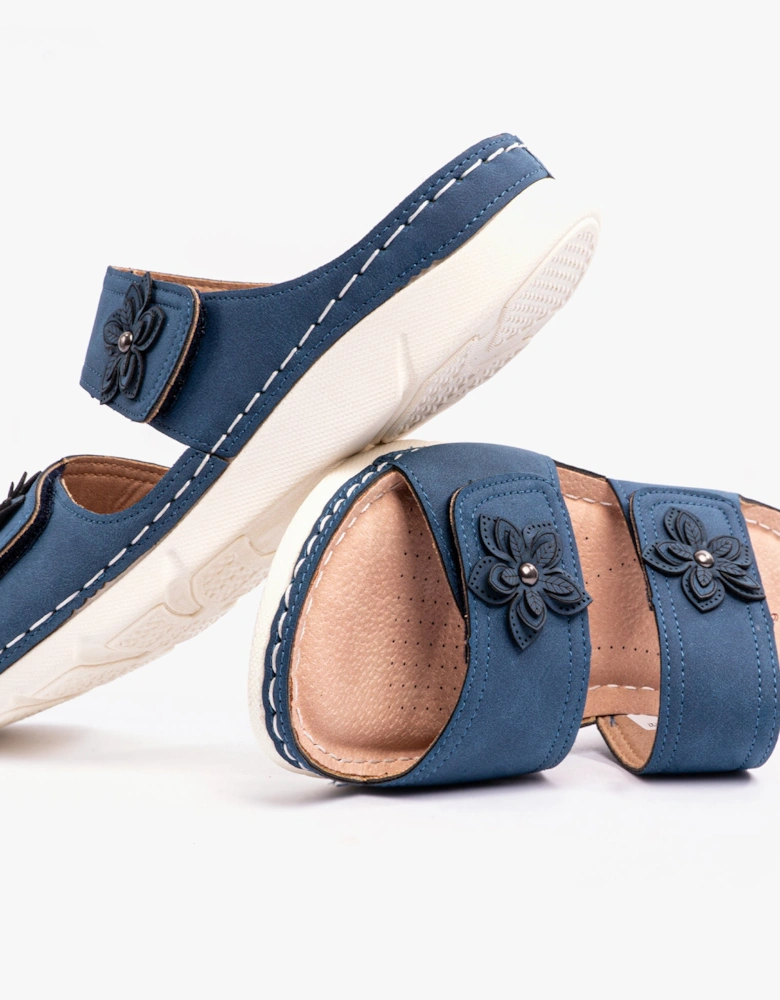 MOLLY Womens Sandals Navy