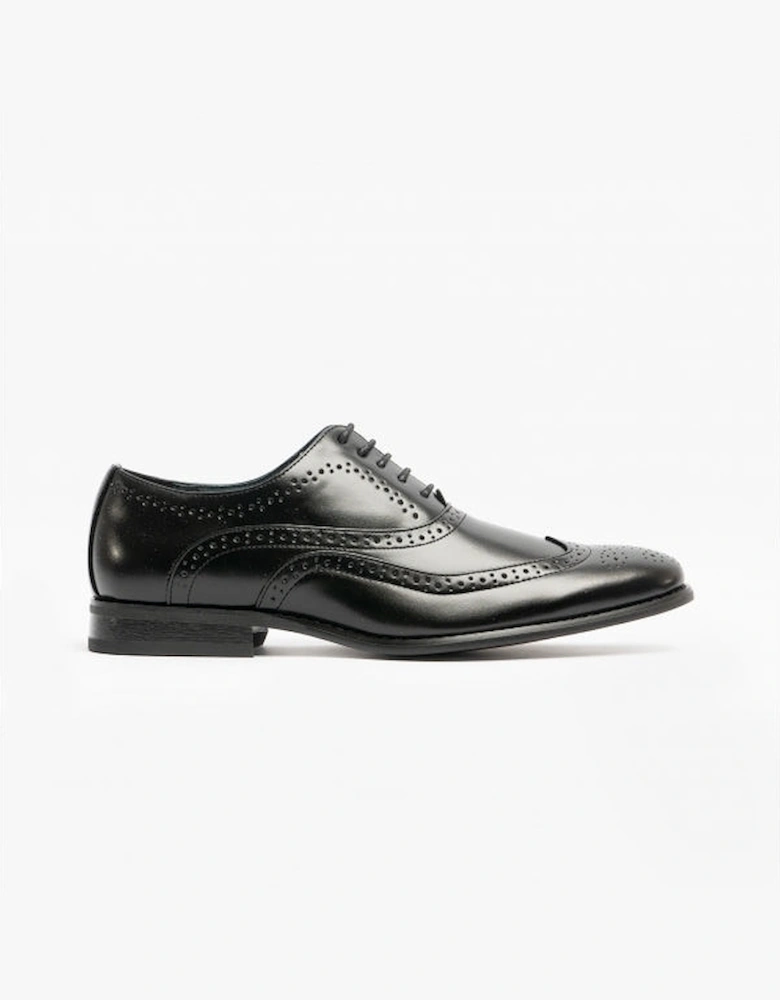 GEORGE Mens Oxford Brogues Black