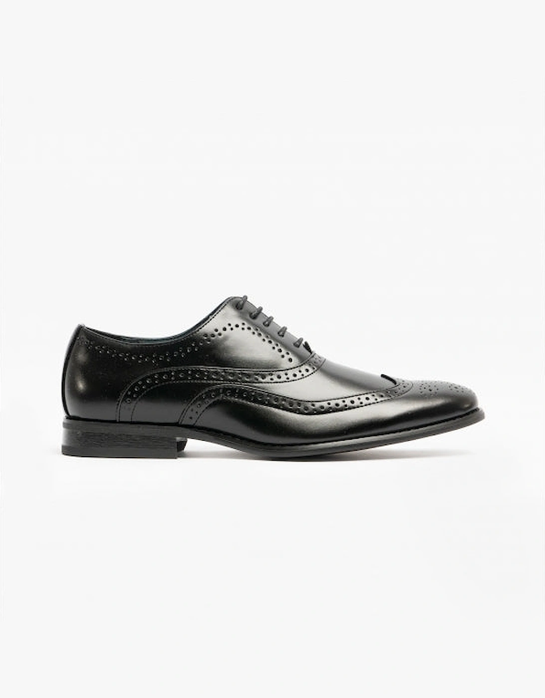 GEORGE Mens Oxford Brogues Black, 7 of 6