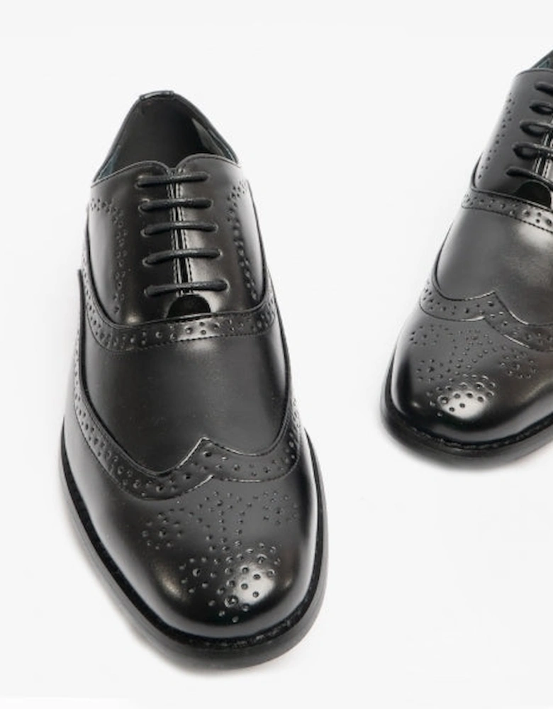 GEORGE Mens Oxford Brogues Black