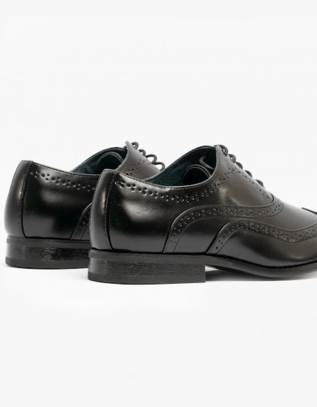 GEORGE Mens Oxford Brogues Black