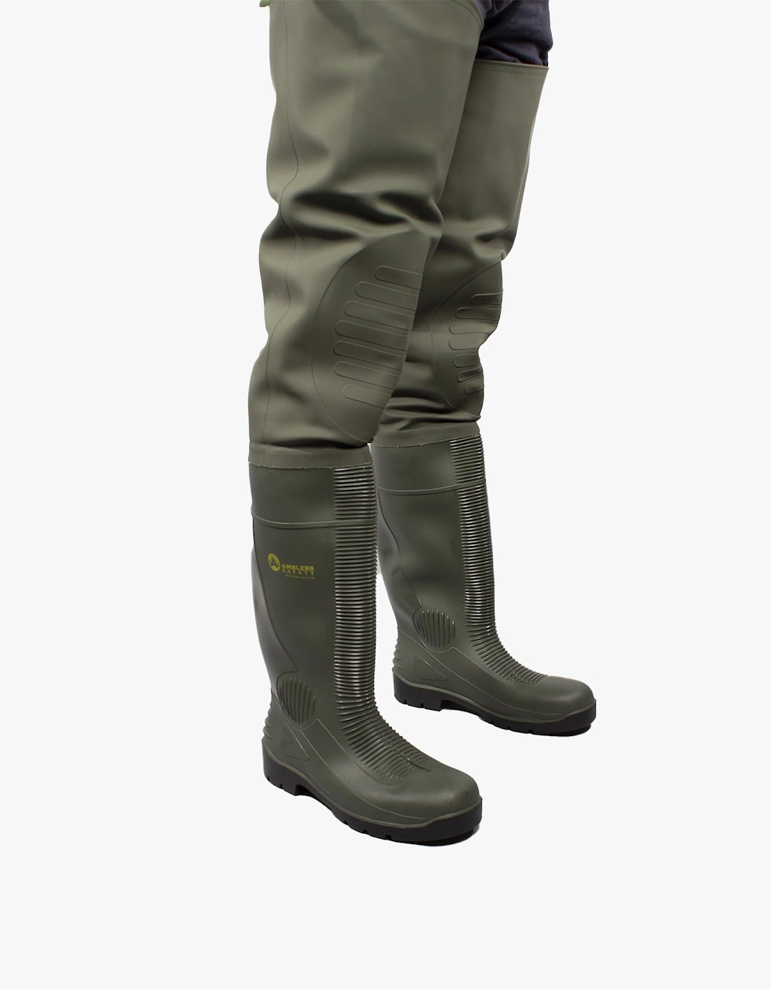 FORTH Unisex Safety Thigh Waders Green