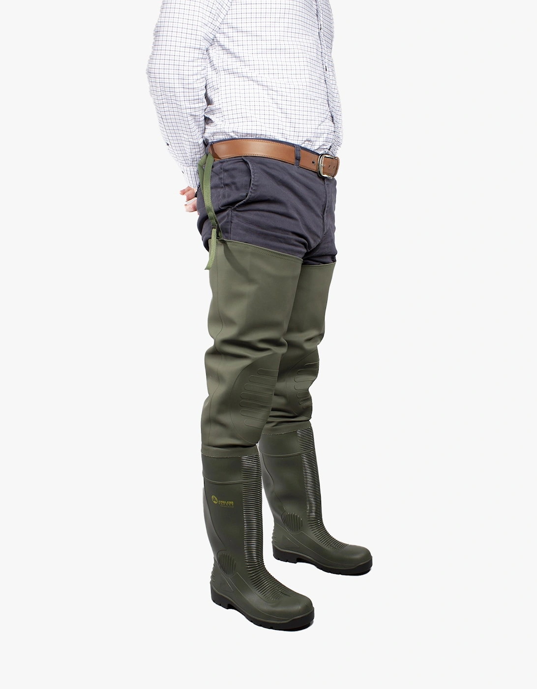 FORTH Unisex Safety Thigh Waders Green