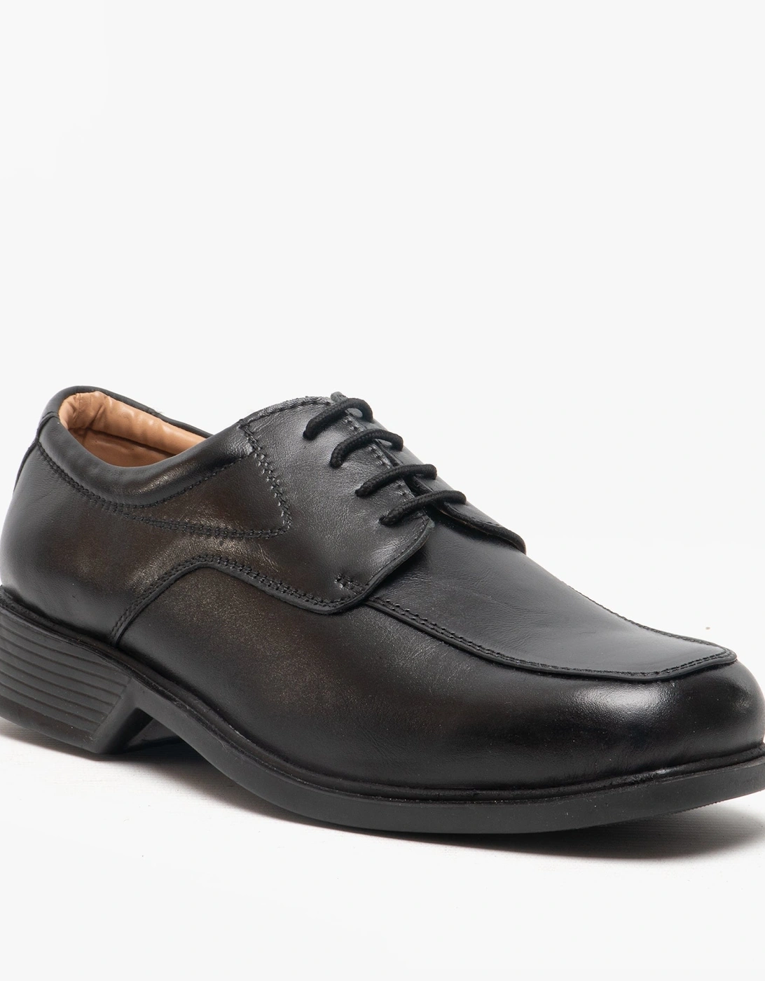 BIRMINGHAM Mens Leather Lace Shoes Black