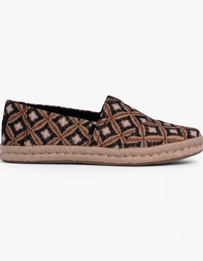 ALPARGATA ROPE 2.0 Womens Espadrilles Geo Black