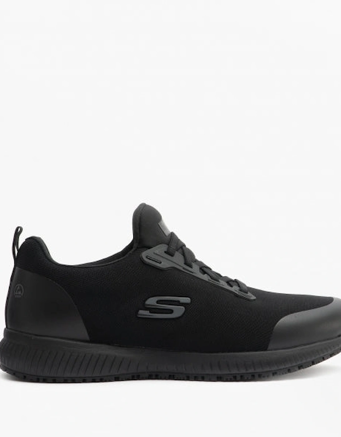 Men's Skechers Work 200051EC SQUAD - MYTON SR Mens Occupational Trainers Black - Size: 13