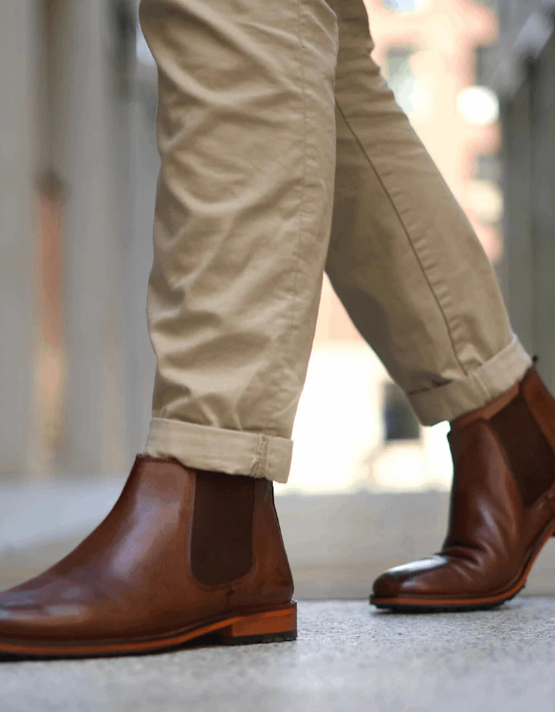 ARGYLL Mens Chelsea Boots Brown