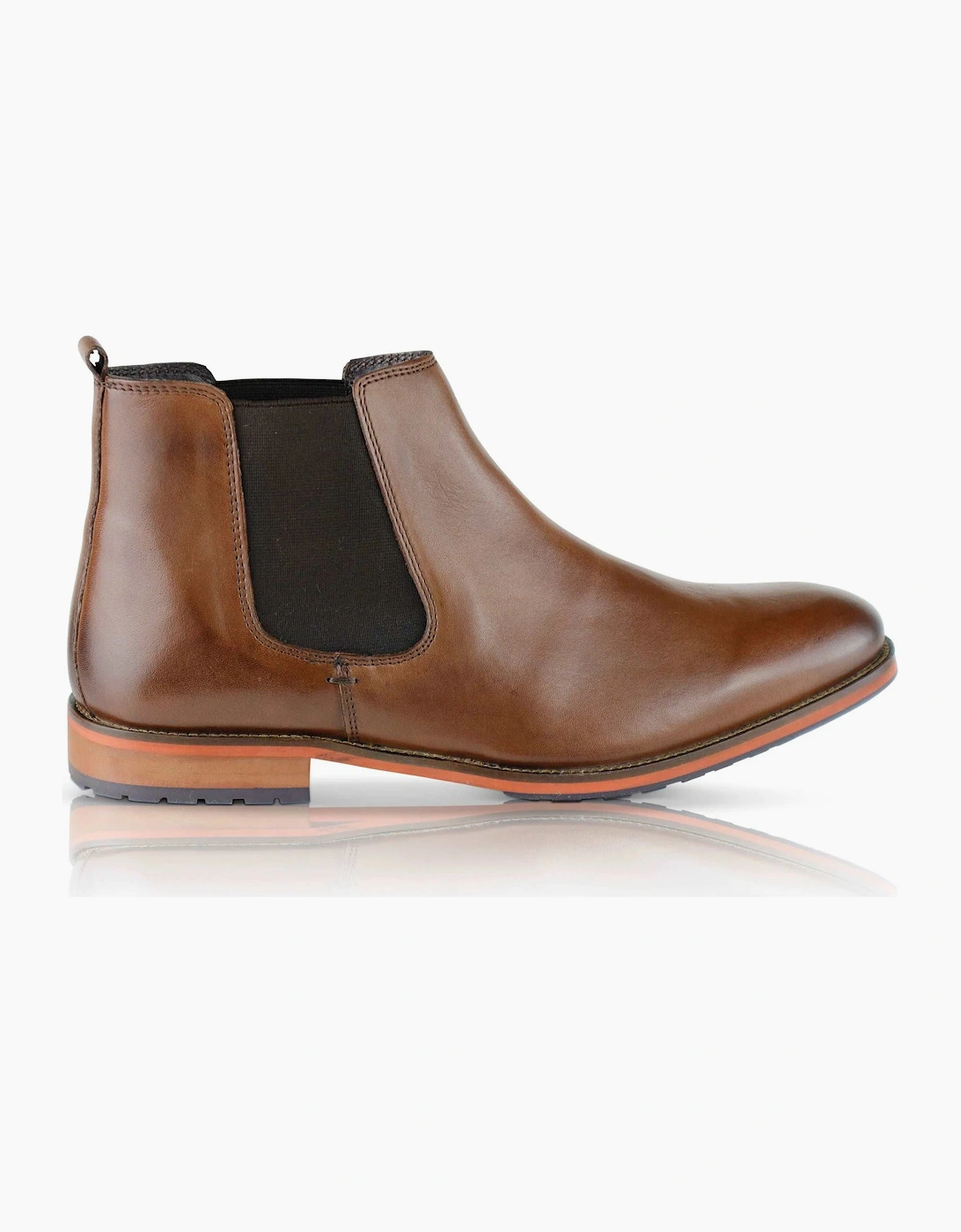 Men's Silver Street London ARGYLL Mens Chelsea Boots Brown - Size: 7