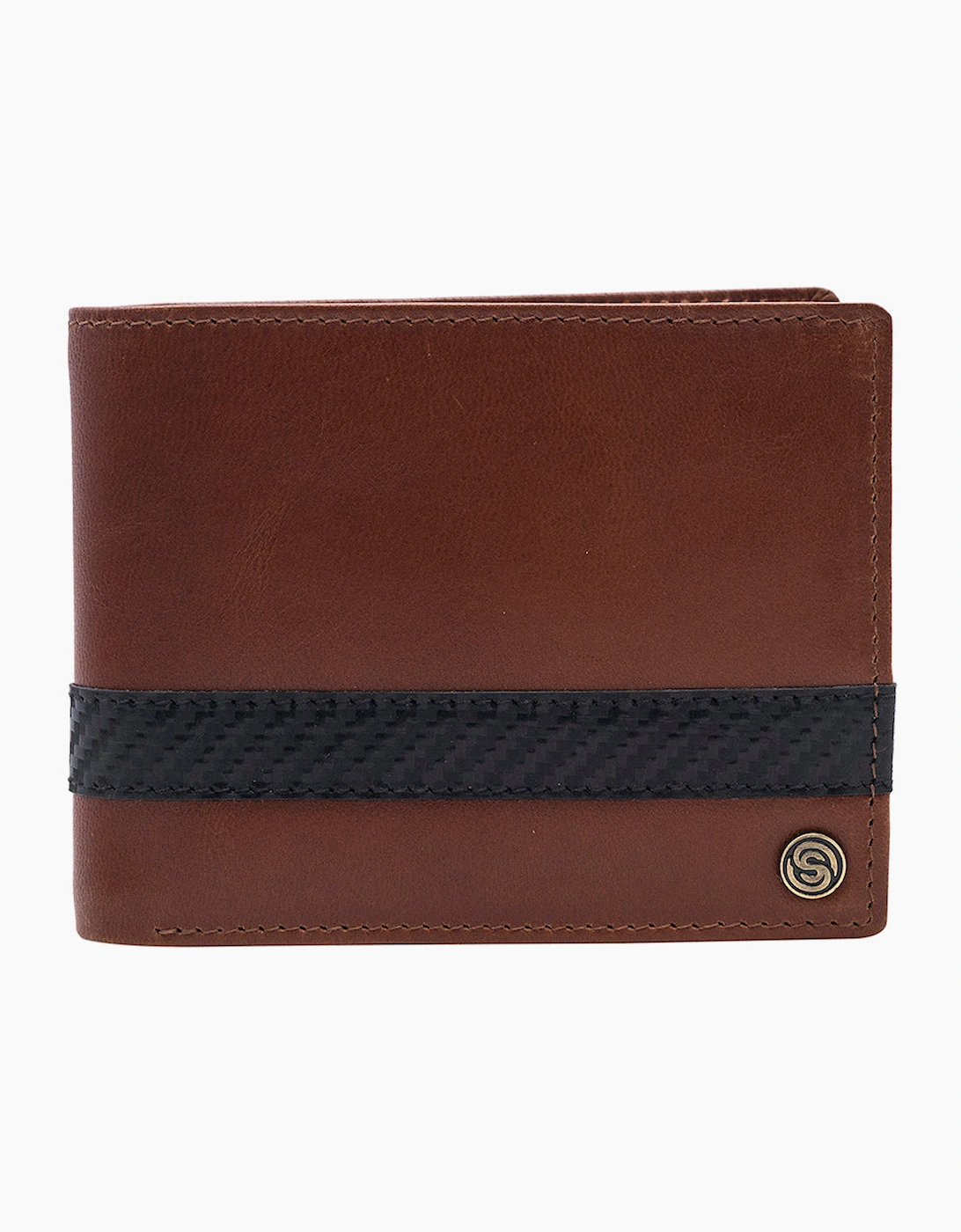 Silver Street London Men's Silver Street London BRESWELL Mens Bi-Fold Wallet Brown