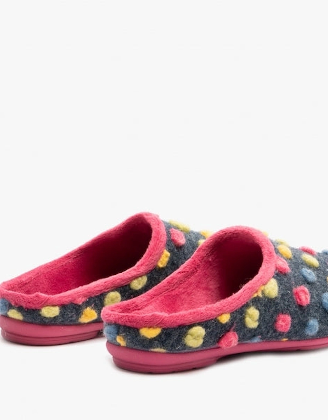 AMY Womens Mule Slippers Fuchsia