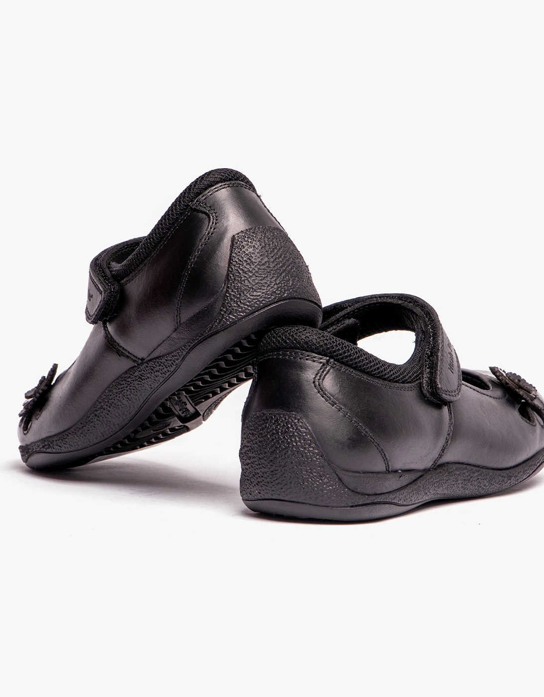 JESSICA Girls School Shoes Black