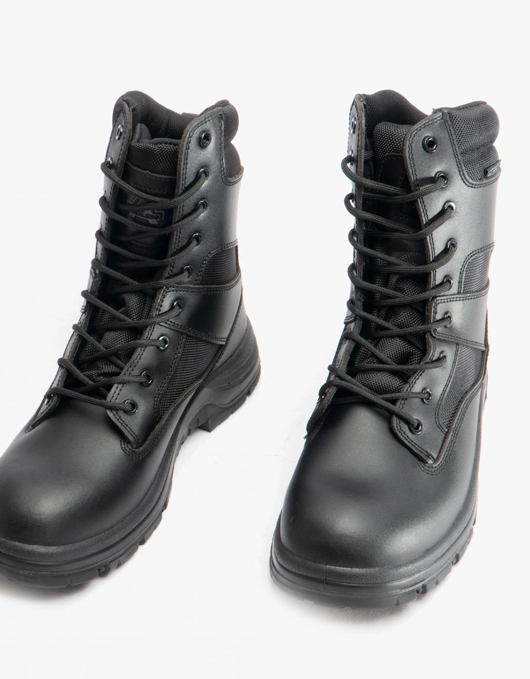 COMBAT Unisex High Leg Boots Black