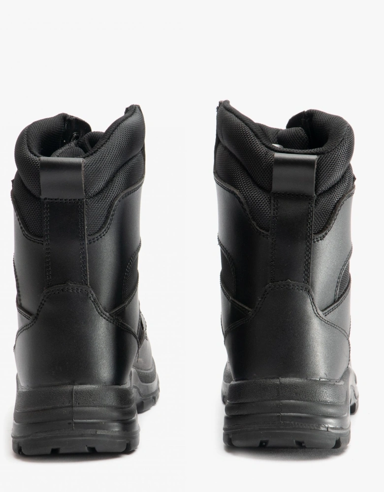 COMBAT Unisex High Leg Boots Black