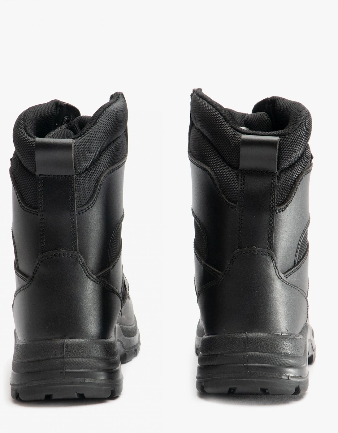 COMBAT Unisex High Leg Boots Black