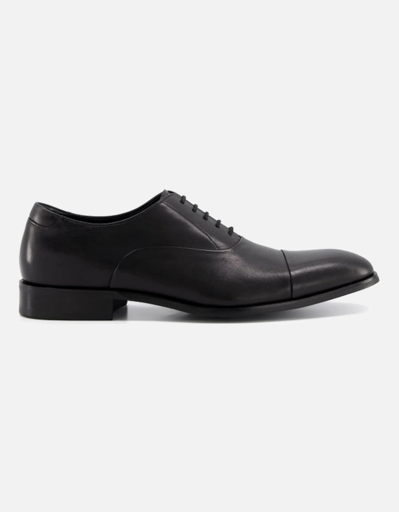 SECRECY Mens Leather Oxford Shoes Black