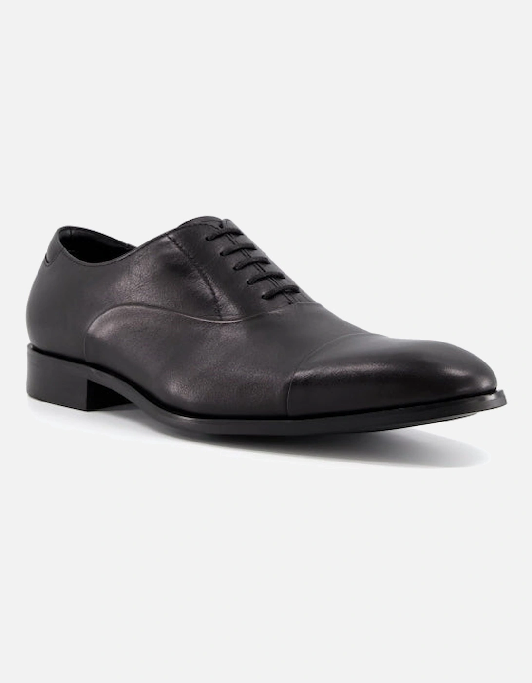 SECRECY Mens Leather Oxford Shoes Black