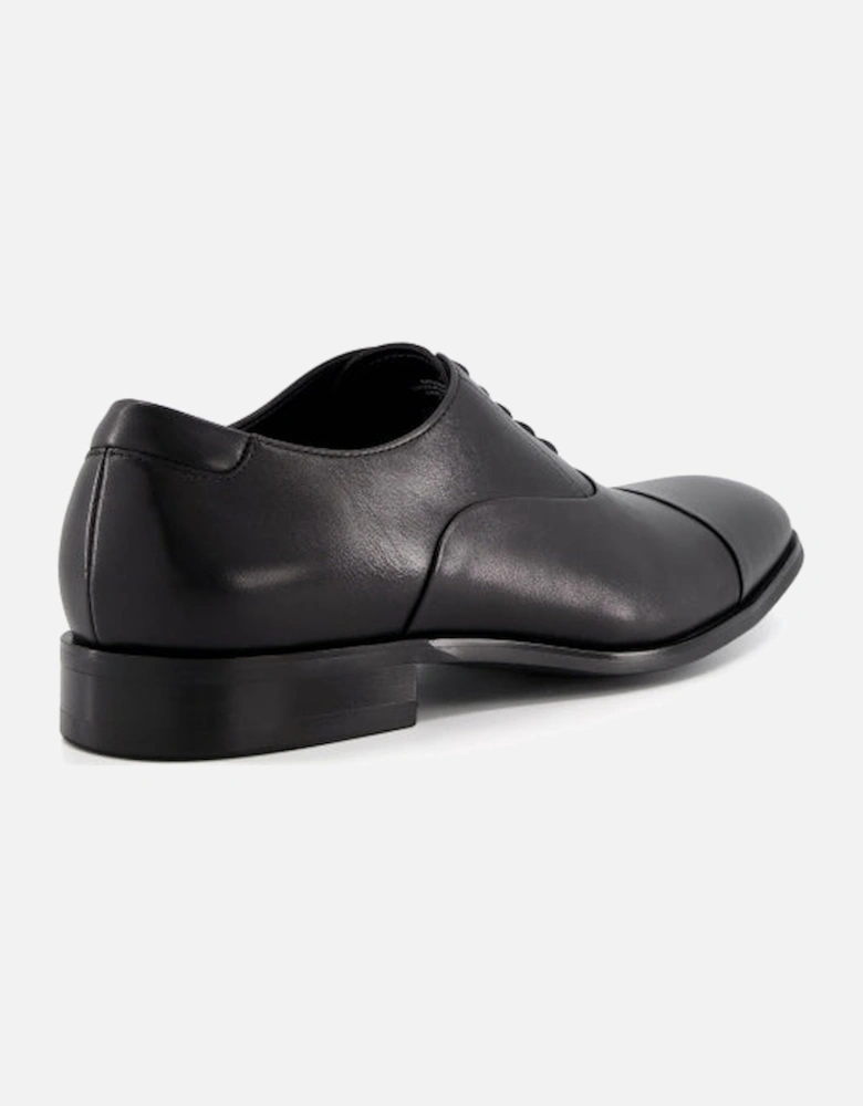 SECRECY Mens Leather Oxford Shoes Black