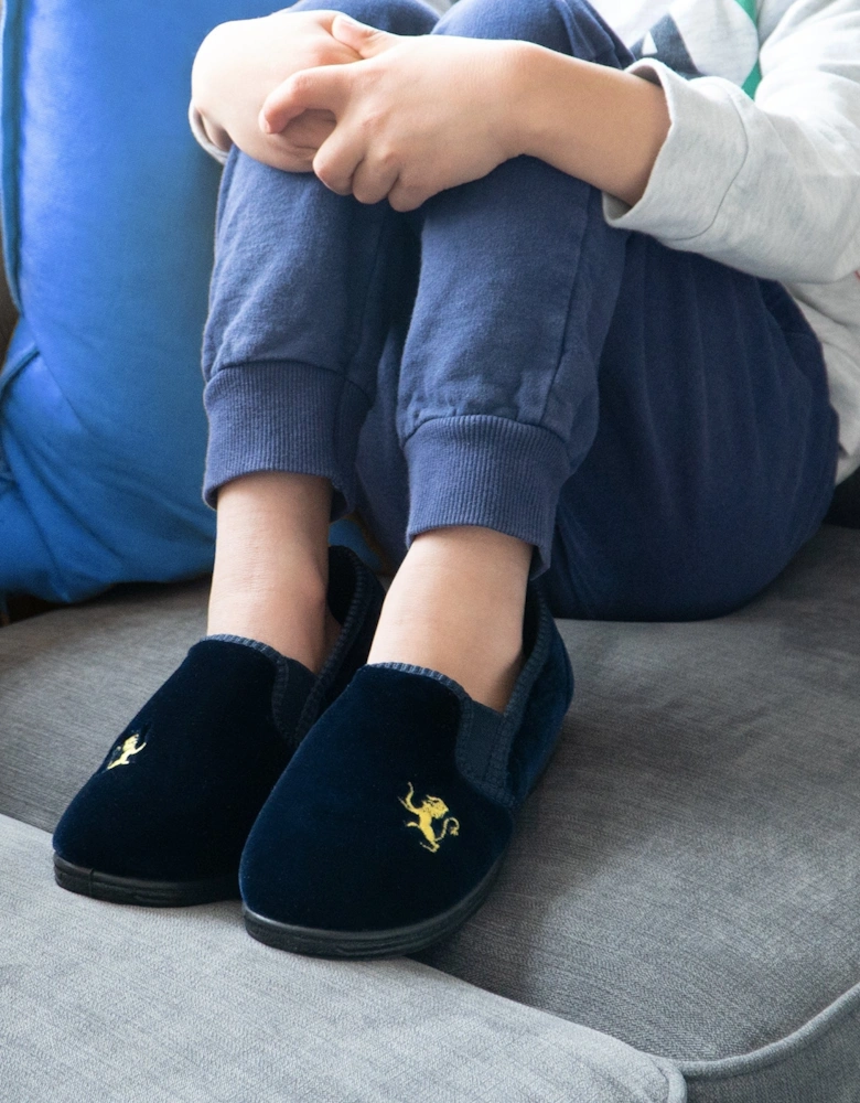 KYLE Boys Full Slippers Navy