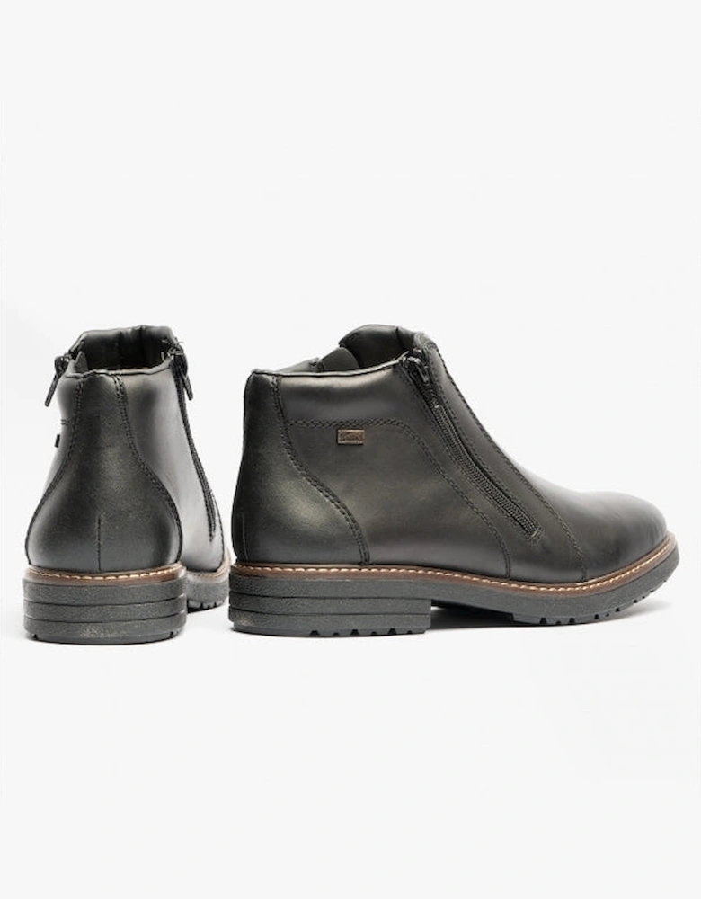 33160-00 Mens Double Zip Boots Black