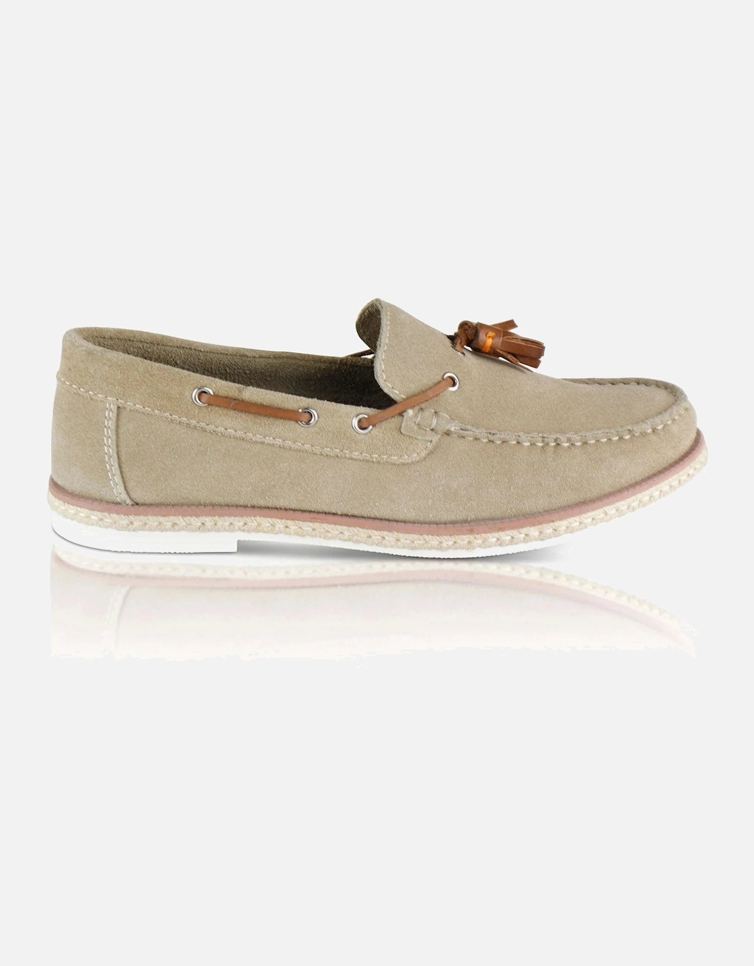 MILFORD Mens Loafers Sand, 4 of 3