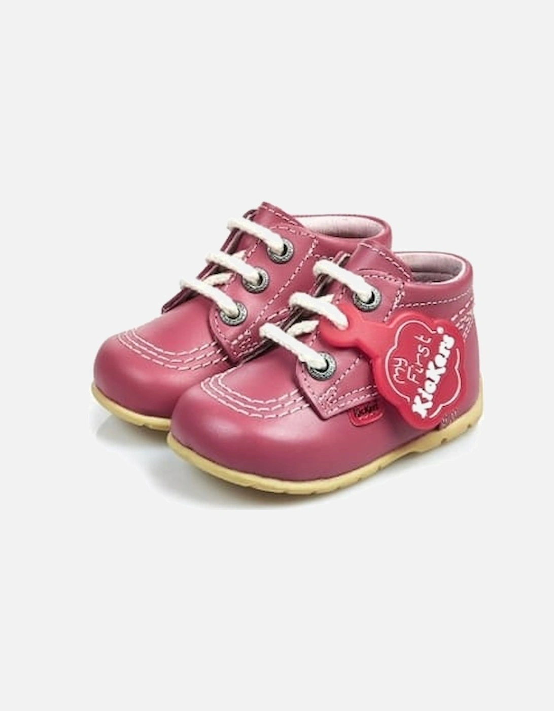 KICK HI Babies Leather Boots Pink