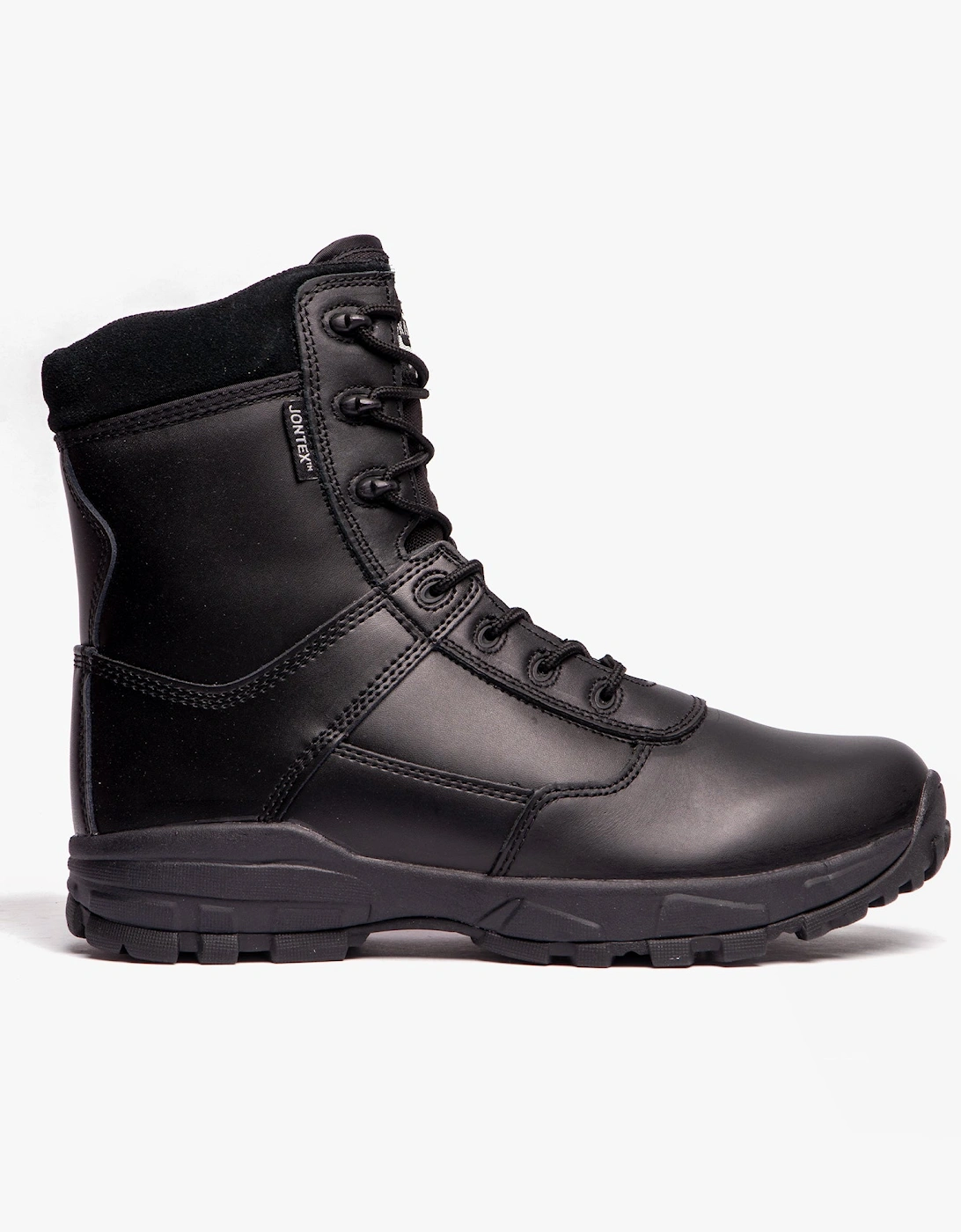 AMBUSH Unisex Waterproof Leather Work Boots Black, 9 of 8