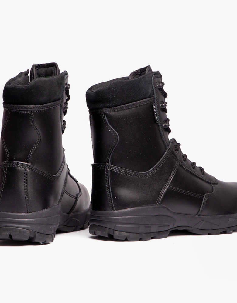 AMBUSH Unisex Waterproof Leather Work Boots Black