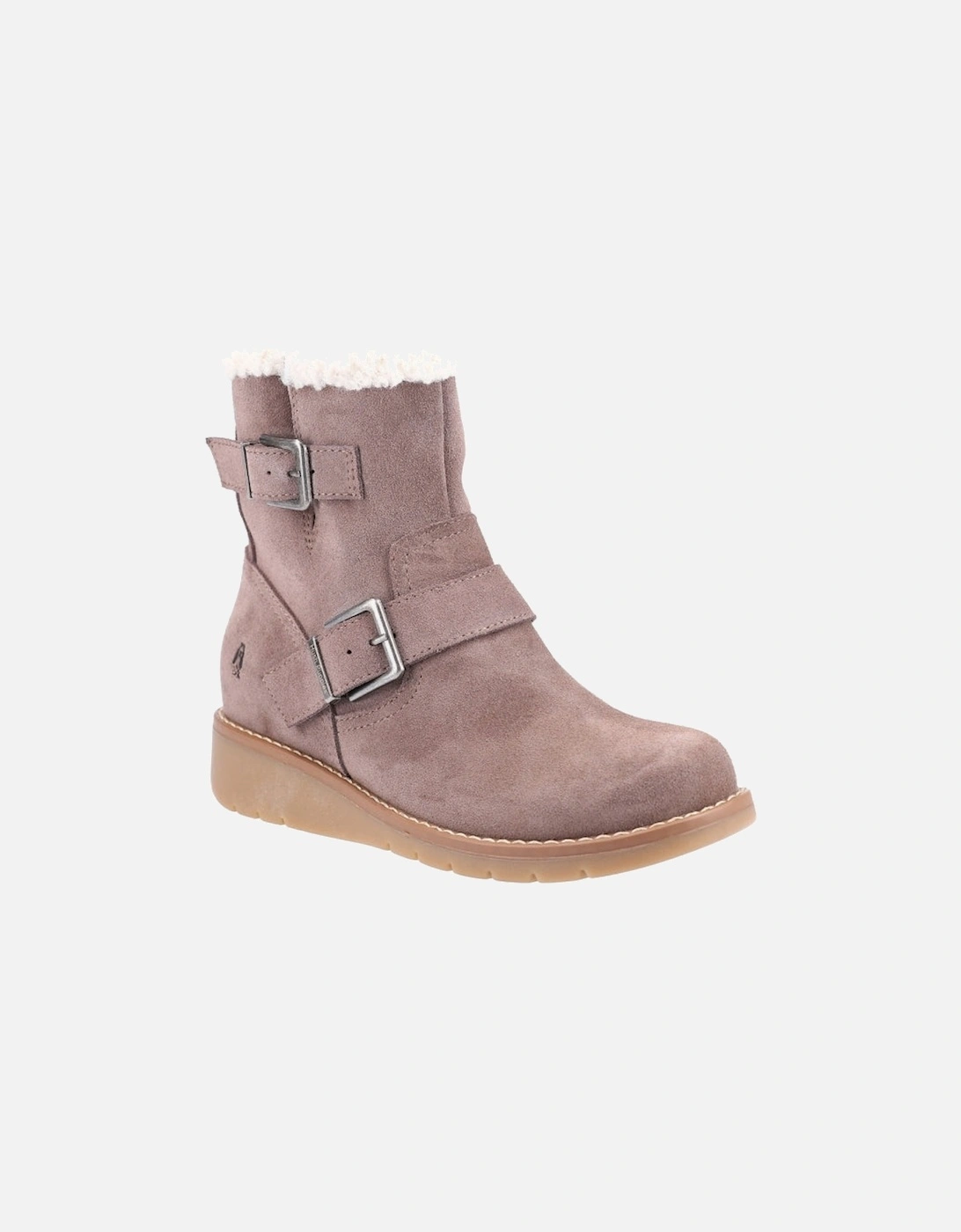 LEXIE Womens Suede Boots Taupe