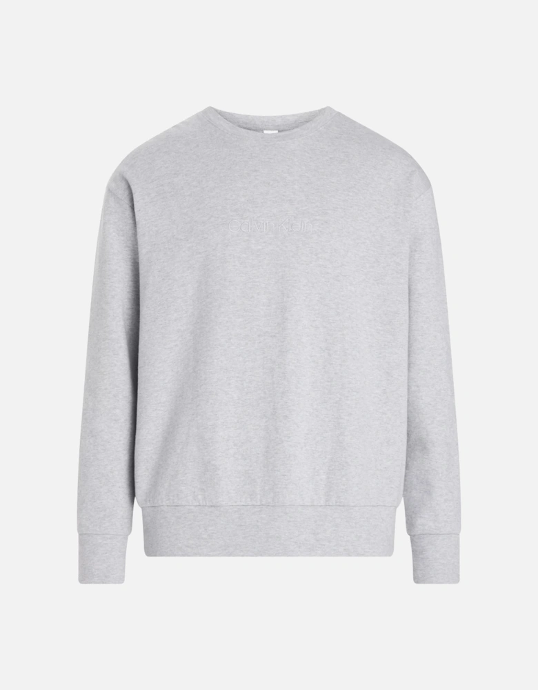 MODERN TERRY Mens Sweatshirt Grey Heather