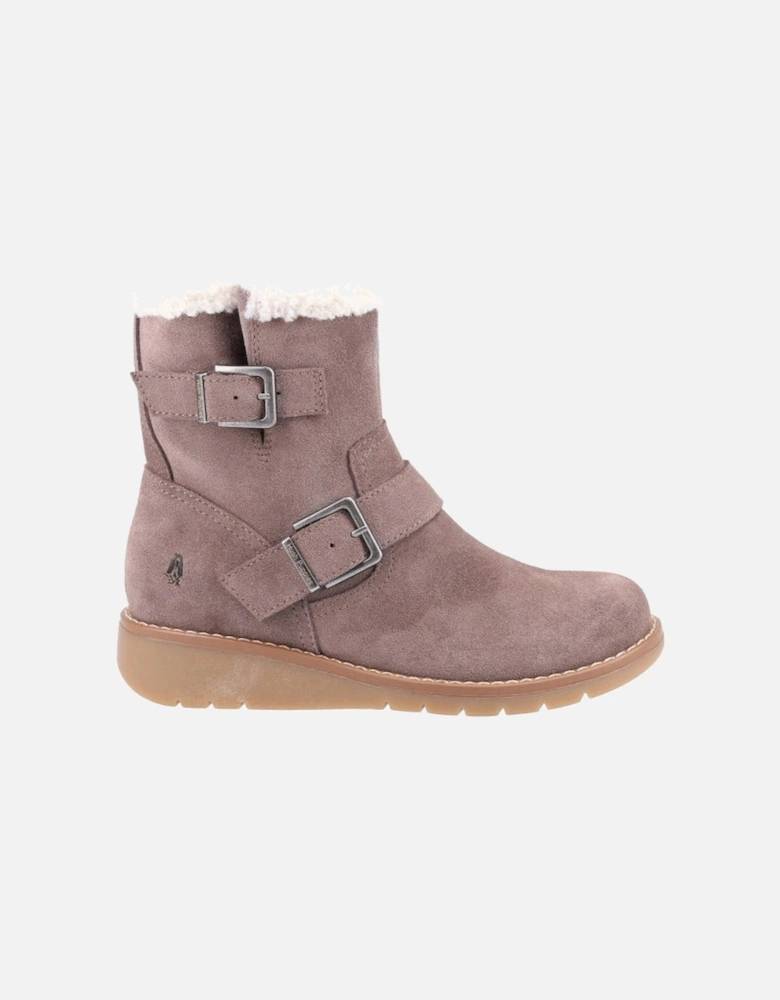 LEXIE Womens Suede Boots Taupe