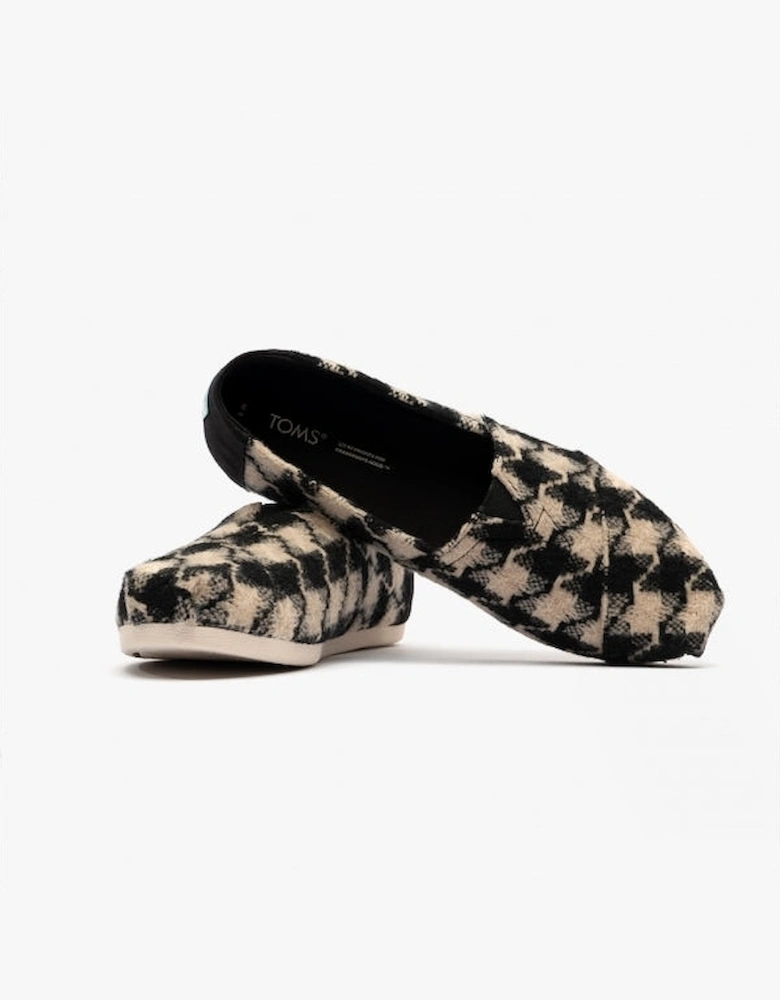 ALPARGATA Womens Espadrille Black/White