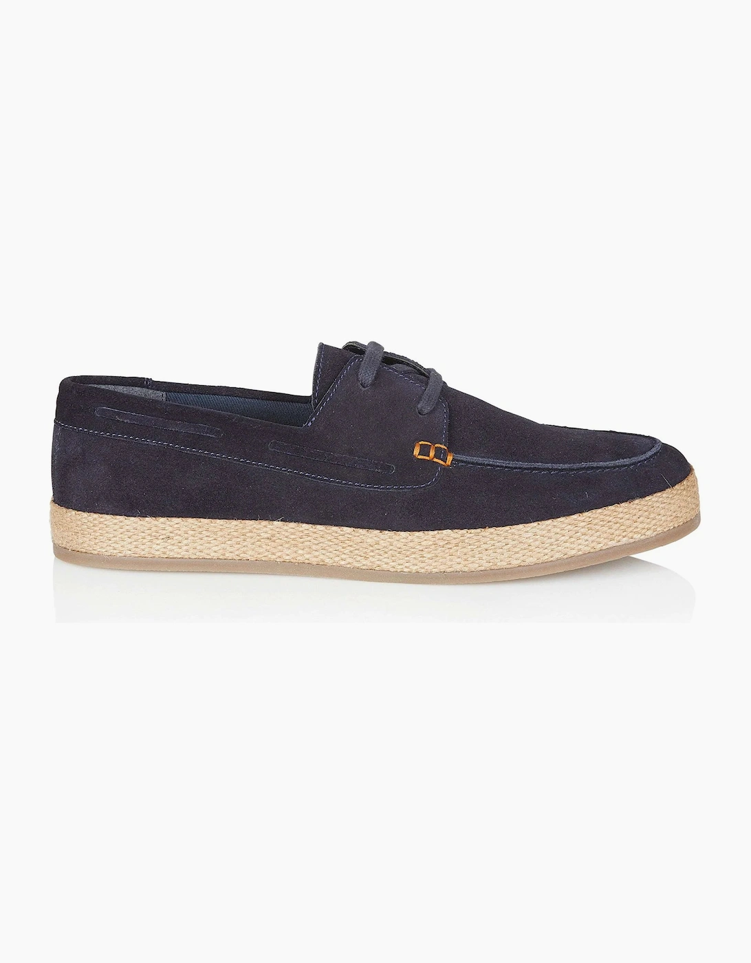 Silver Street London Men's Blue Northolt Boat Shoes Navy - Size 11