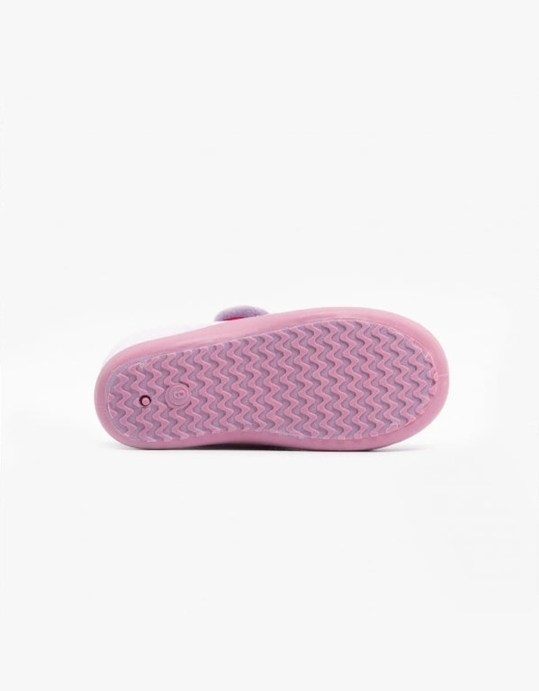 MYSTIQUE Girls Touch Fastening Boot Slippers Lilac