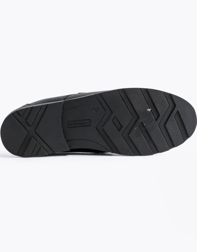 LOGAN SNR Boys Shoes Black