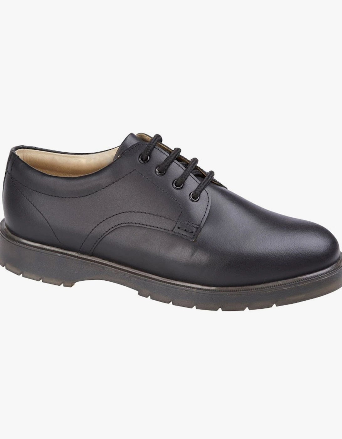 M181A Mens Leather Shoes Black, 2 of 1