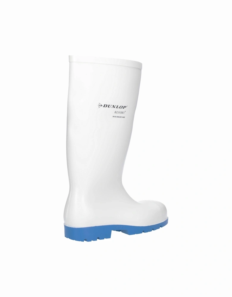 Dunlop ACIFORT CLASSIC+ Unisex Waterproof PVC Safety Wellingtons White