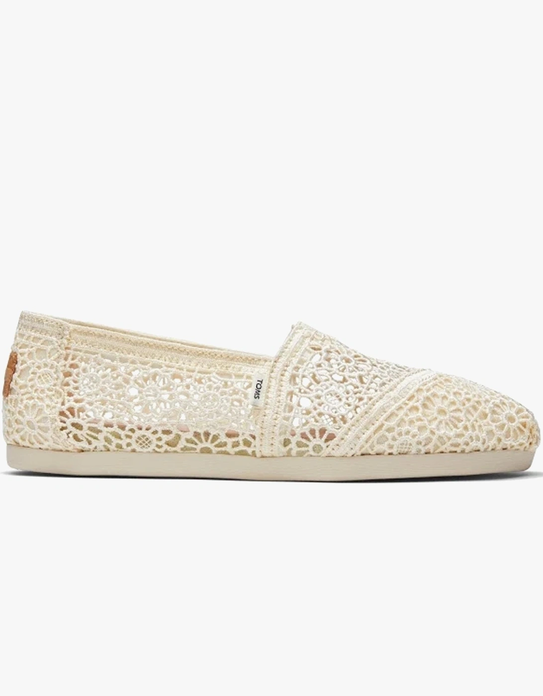 ALPARGATA Womens Crochet Espadrille Natural, 5 of 4