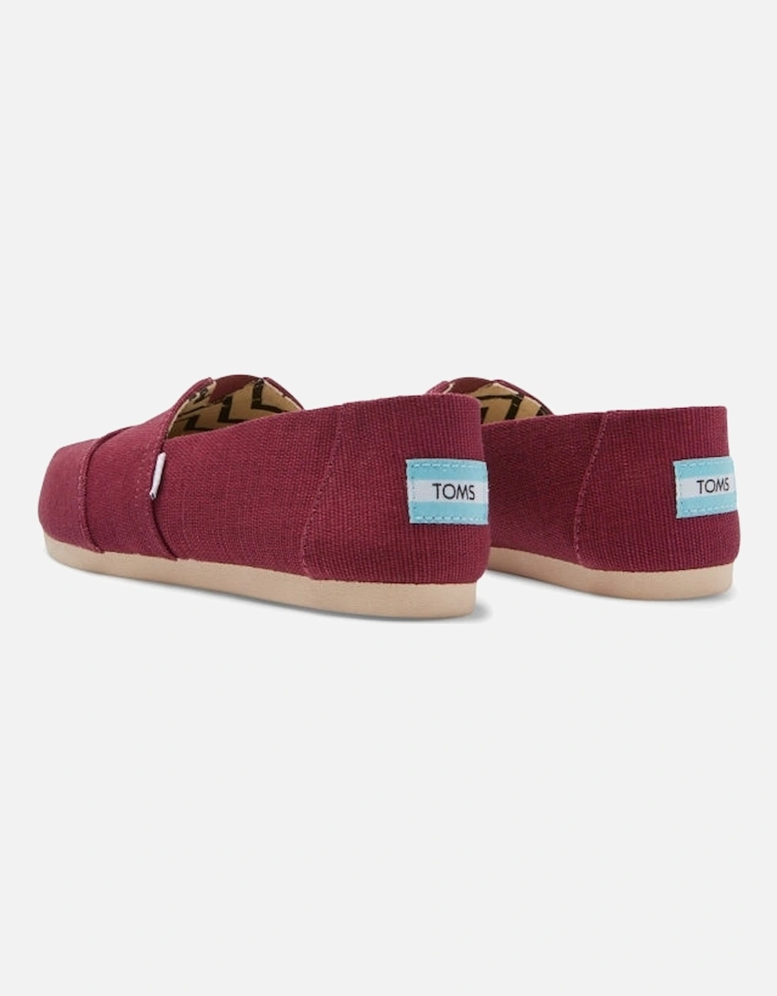 ALPARGATA Womens Slip-On Canvas Espadrilles Plum