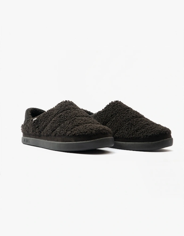 EZRA SHEARLING Womens Slippers Black