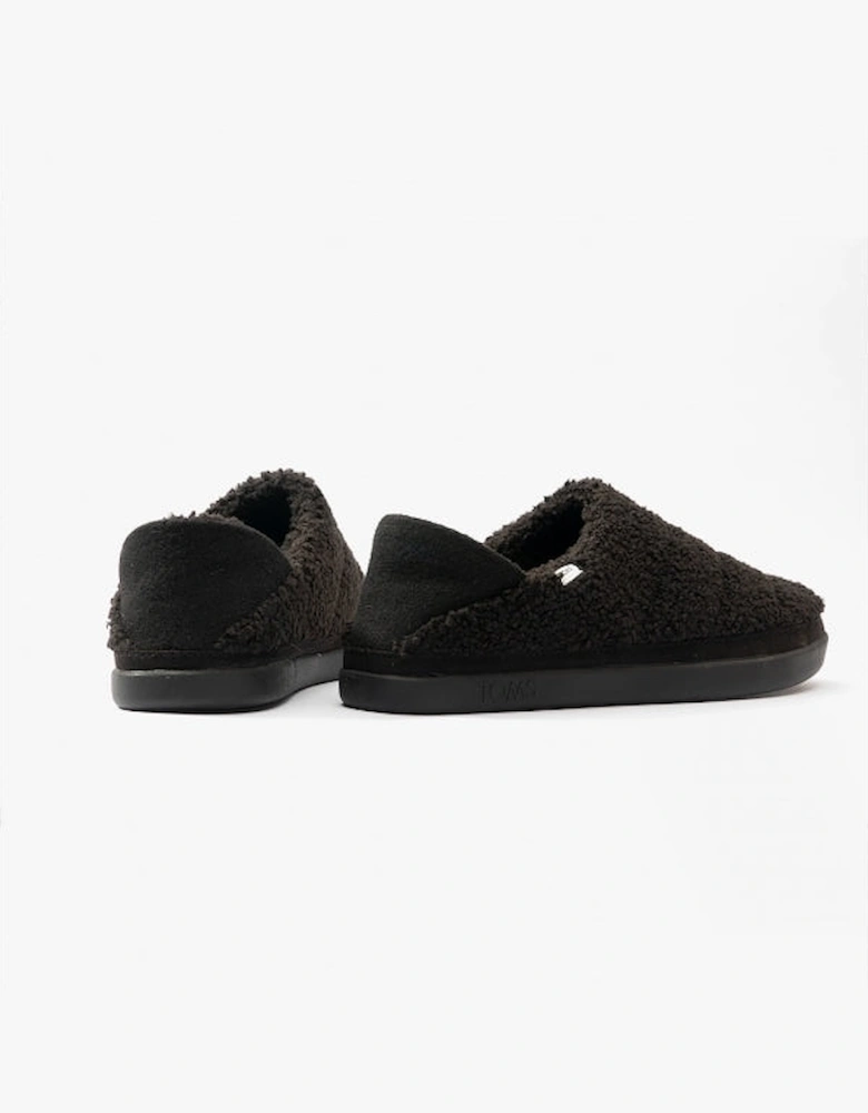 EZRA SHEARLING Womens Slippers Black