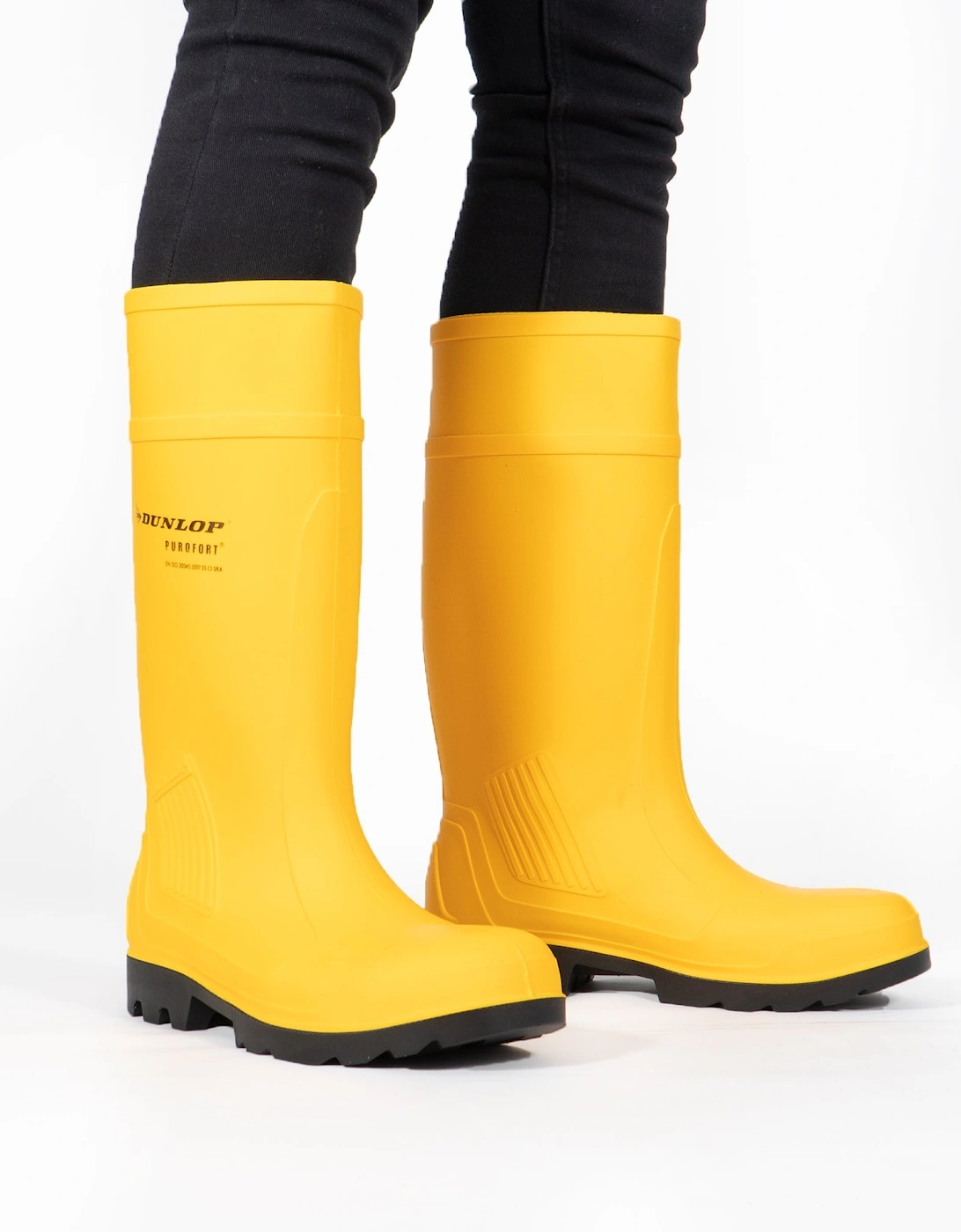 Dunlop PUROFORT PROFESSIONAL Unisex Waterproof Insulated Safety Wellingtons Yellow