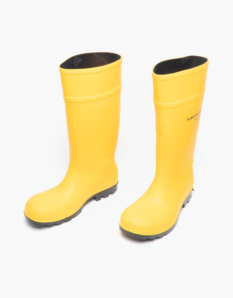 Dunlop PUROFORT PROFESSIONAL Unisex Waterproof Insulated Safety Wellingtons Yellow