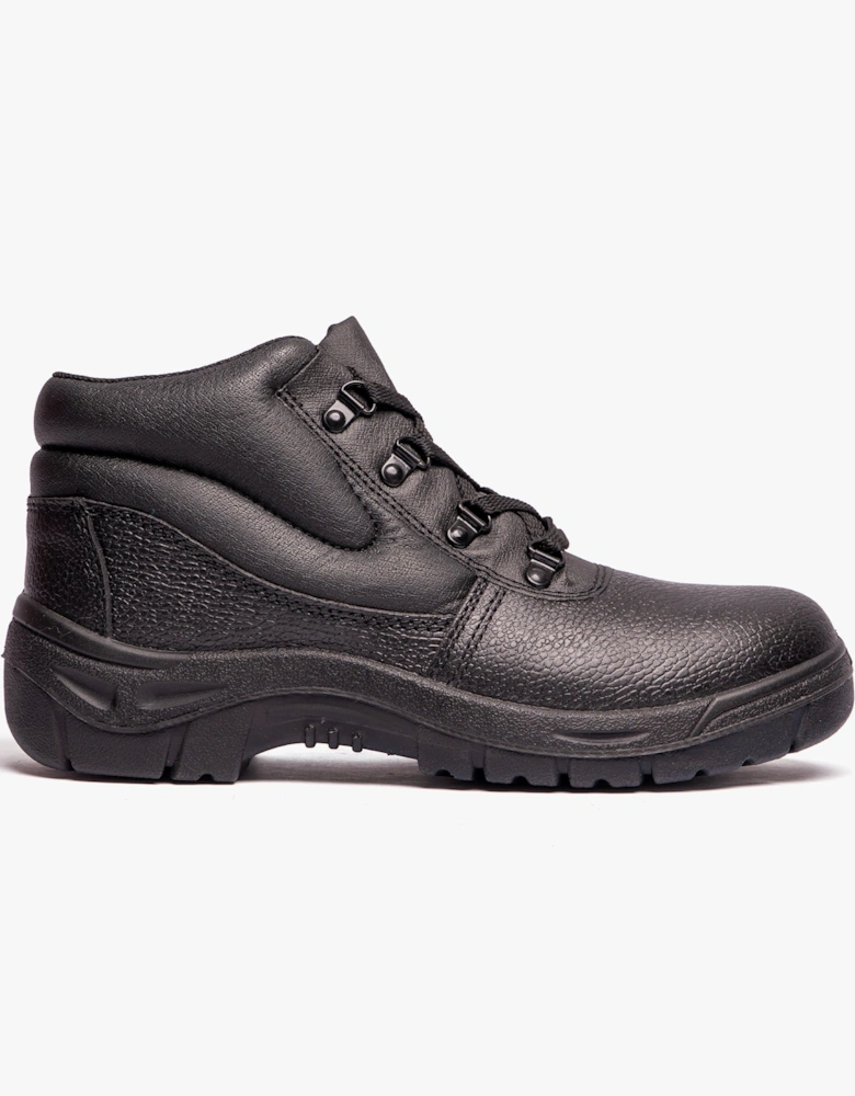 M5501A Unisex Leather Safety Boots Black